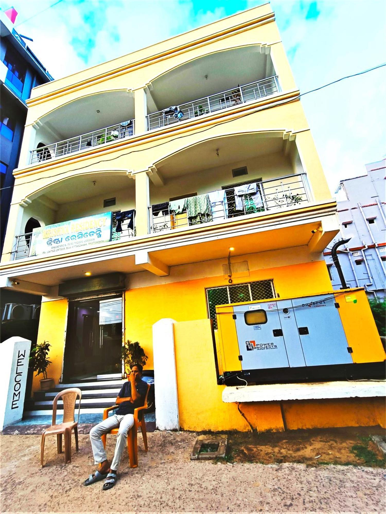 Goroomgo Krishna Residency Puri Near Sea Beach - Spacious Room With Excellent Service Awarded - Best Seller المظهر الخارجي الصورة